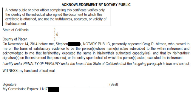 New California Notary Acknowledgement And Jurat Forms 